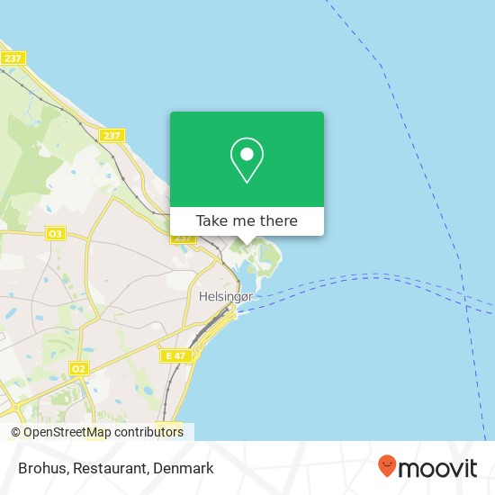 Brohus, Restaurant map