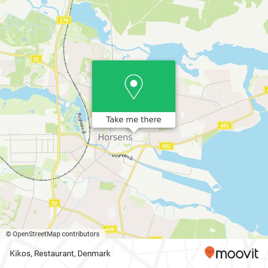 Kikos, Restaurant map