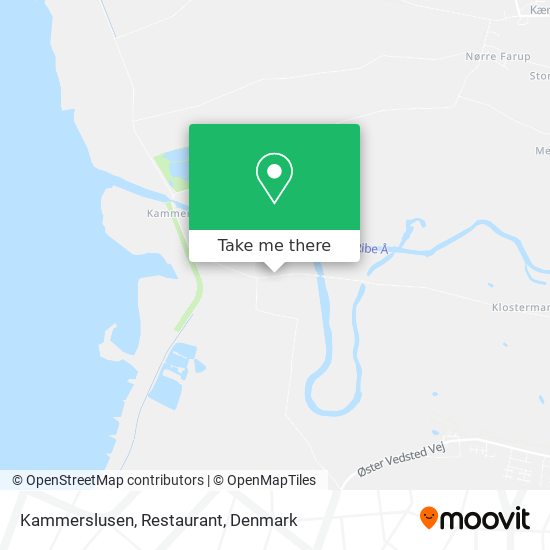 Kammerslusen, Restaurant map