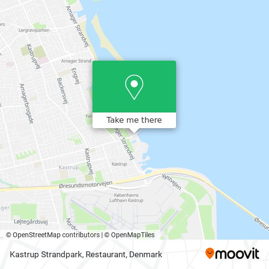 Kastrup Strandpark, Restaurant map