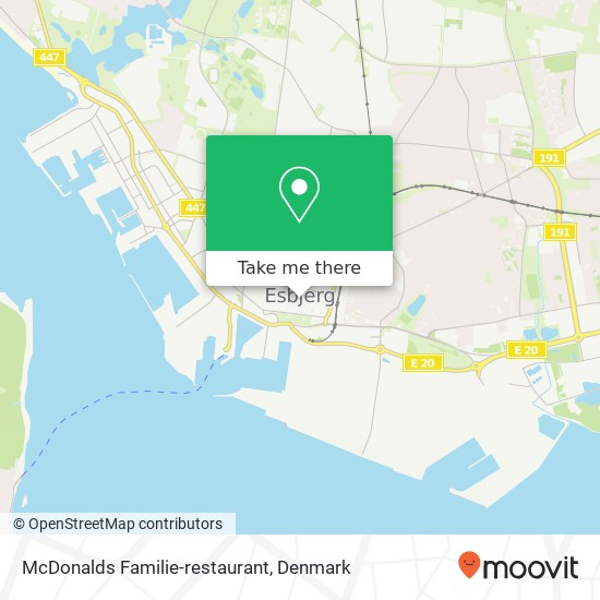 McDonalds Familie-restaurant map