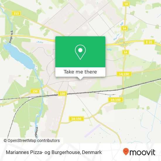 Mariannes Pizza- og Burgerhouse map