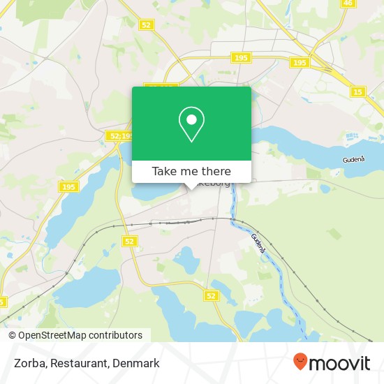 Zorba, Restaurant map