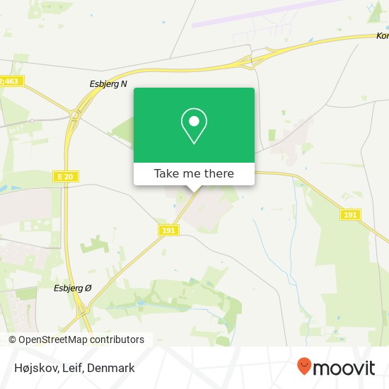 Højskov, Leif map