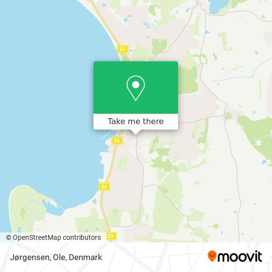 Jørgensen, Ole map
