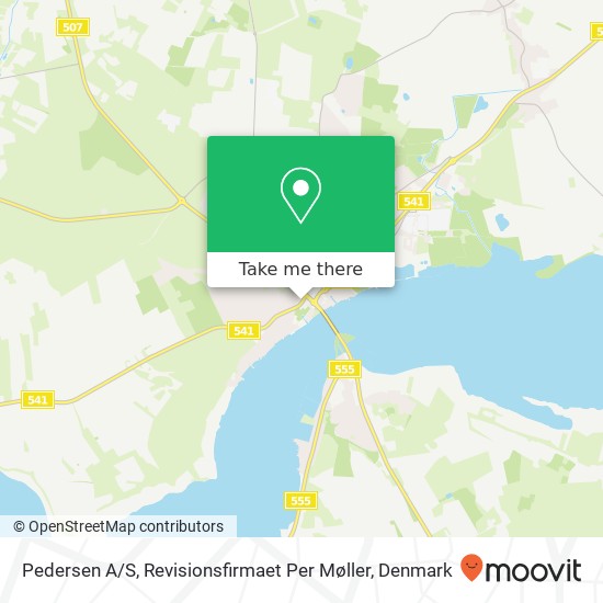 Pedersen A / S, Revisionsfirmaet Per Møller map