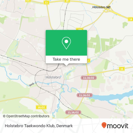 Holstebro Taekwondo Klub map