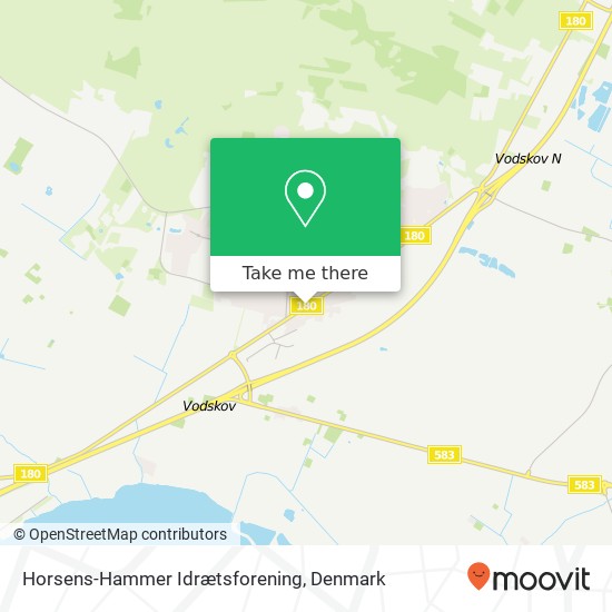Horsens-Hammer Idrætsforening map