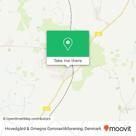 Hovedgård & Omegns Gymnastikforening map