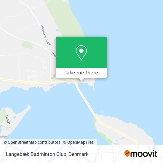 Langebæk Badminton Club map