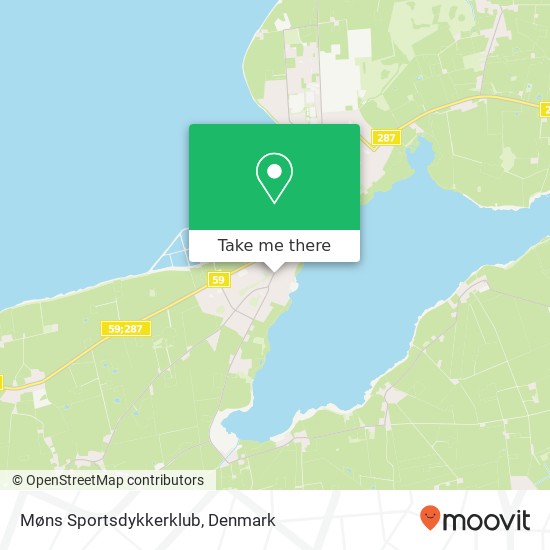 Møns Sportsdykkerklub map