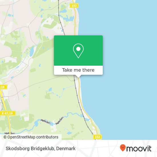 Skodsborg Bridgeklub map