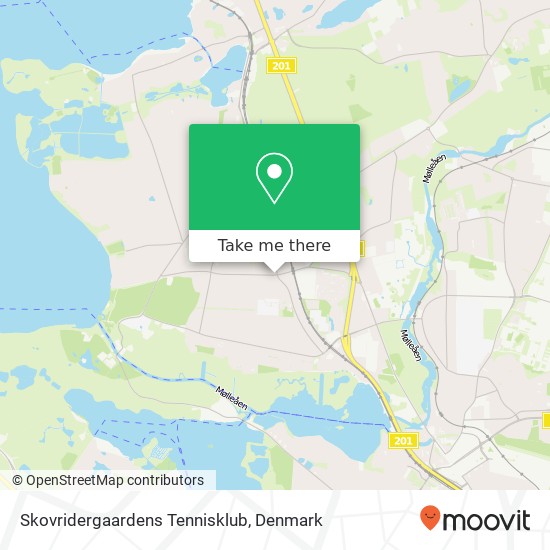 Skovridergaardens Tennisklub map