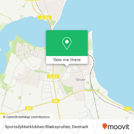 Sportsdykkerklubben Blæksprutten map