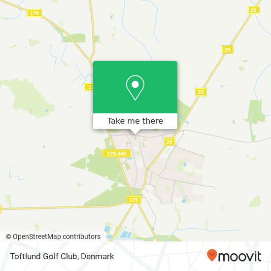 Toftlund Golf Club map