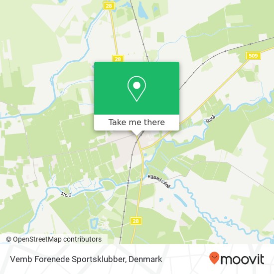 Vemb Forenede Sportsklubber map