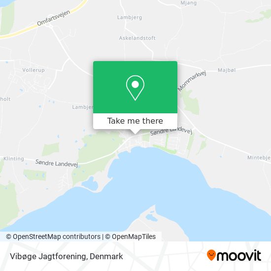 Vibøge Jagtforening map