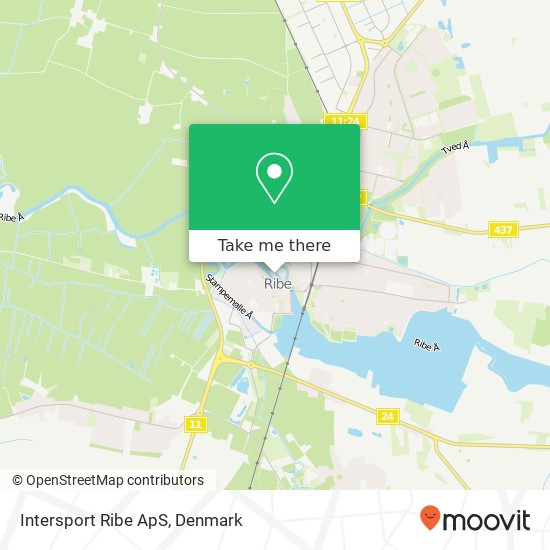 Intersport Ribe ApS map