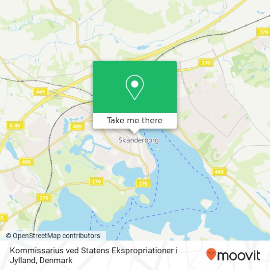 Kommissarius ved Statens Ekspropriationer i Jylland map