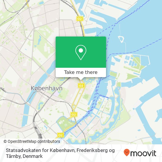 Statsadvokaten for København, Frederiksberg og Tårnby map