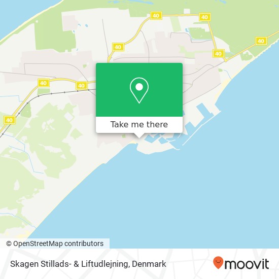 Skagen Stillads- & Liftudlejning map