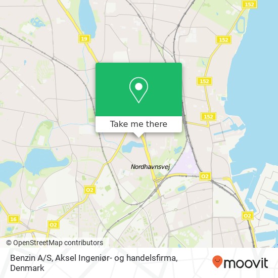 Benzin A / S, Aksel Ingeniør- og handelsfirma map