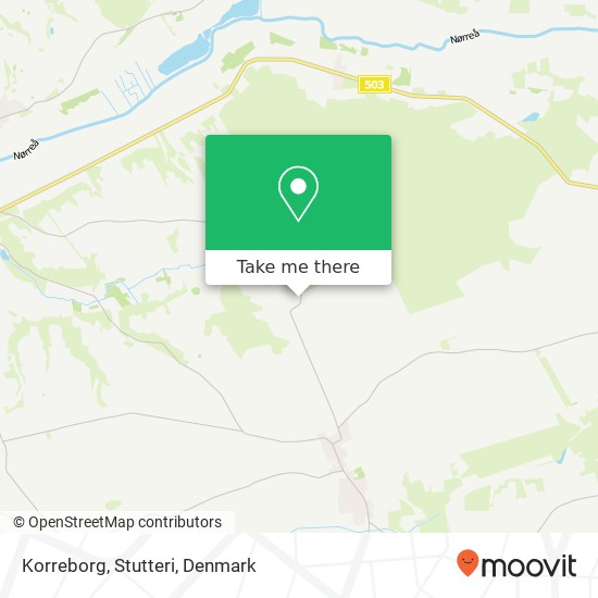 Korreborg, Stutteri map