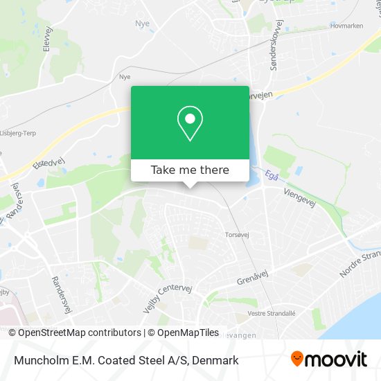 Muncholm E.M. Coated Steel A/S map