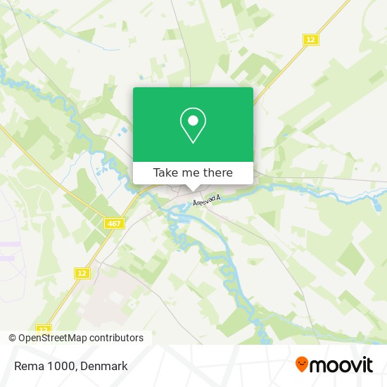 Rema 1000 map