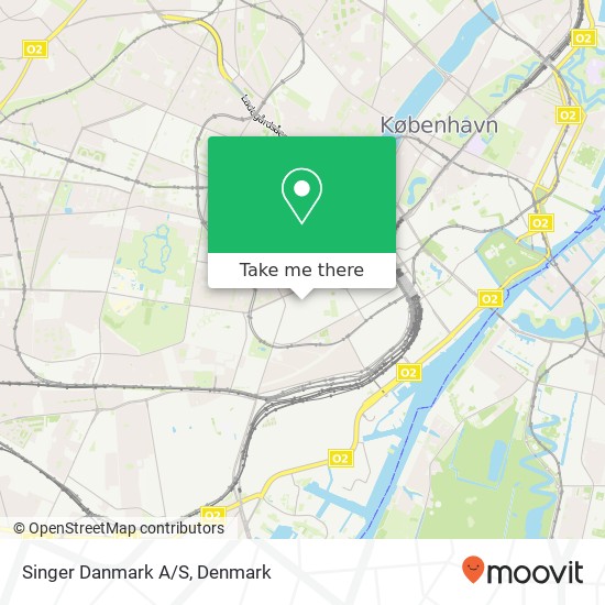 Singer Danmark A/S map