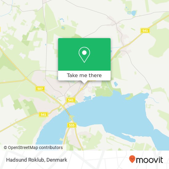 Hadsund Roklub map