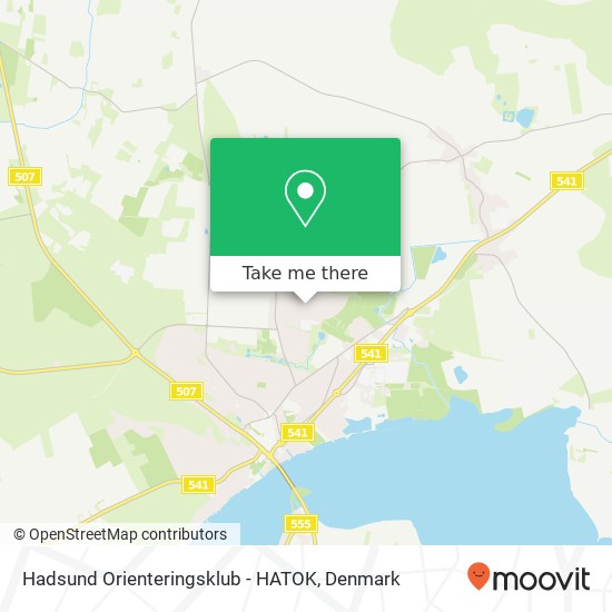 Hadsund Orienteringsklub - HATOK map