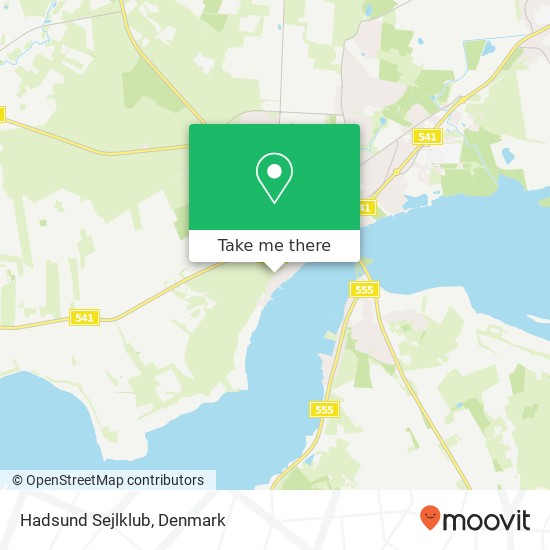 Hadsund Sejlklub map