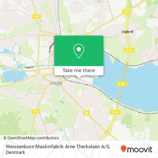 Weissenborn Maskinfabrik Arne Therkelsen A / S map