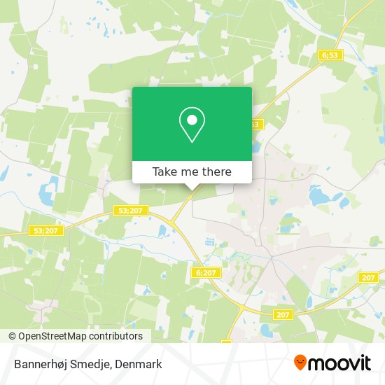 Bannerhøj Smedje map