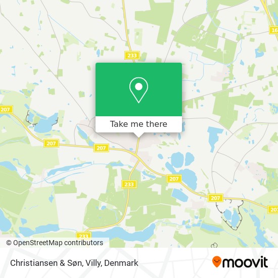Christiansen & Søn, Villy map