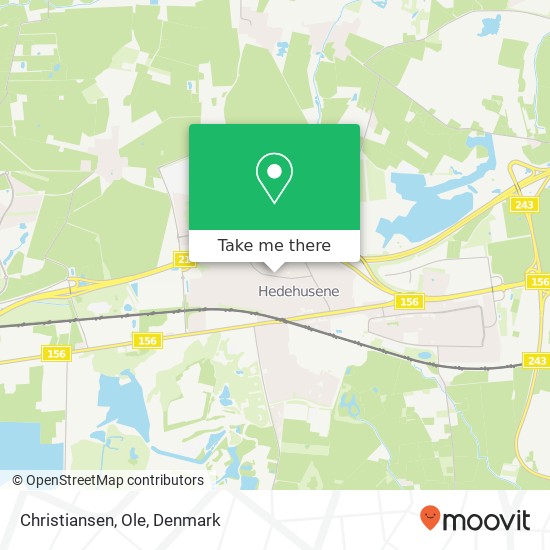 Christiansen, Ole map