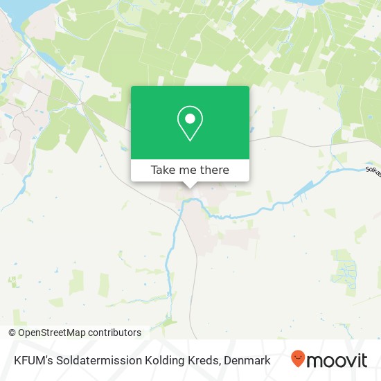 KFUM's Soldatermission Kolding Kreds map