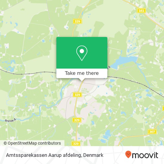 Amtssparekassen Aarup afdeling map