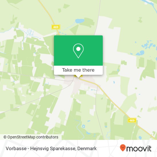 Vorbasse - Hejnsvig Sparekasse map
