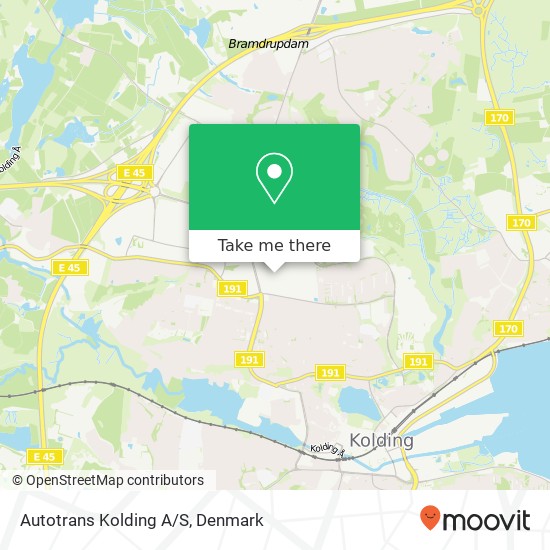 Autotrans Kolding A/S map
