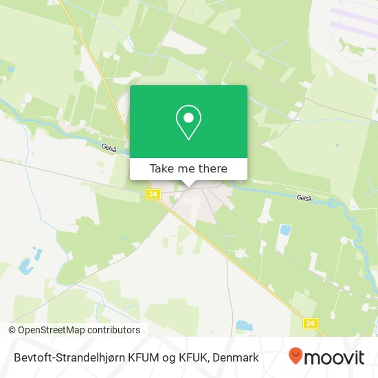 Bevtoft-Strandelhjørn KFUM og KFUK map