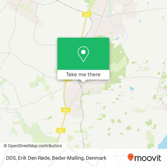 DDS, Erik Den Røde, Beder-Malling map