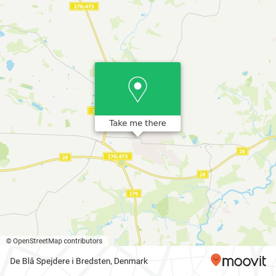 De Blå Spejdere i Bredsten map