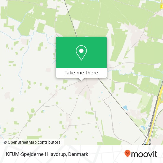 KFUM-Spejderne i Havdrup map