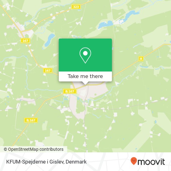 KFUM-Spejderne i Gislev map