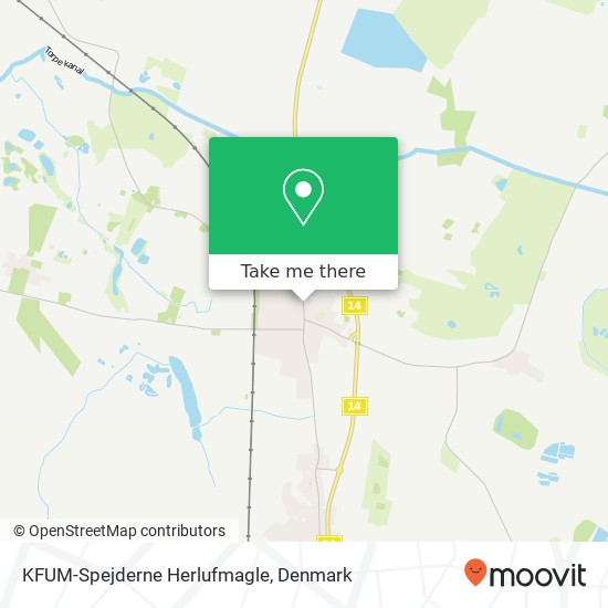 KFUM-Spejderne Herlufmagle map