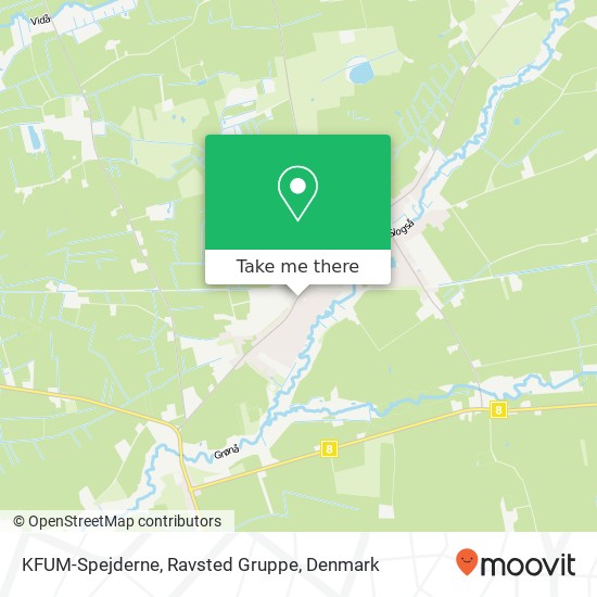 KFUM-Spejderne, Ravsted Gruppe map