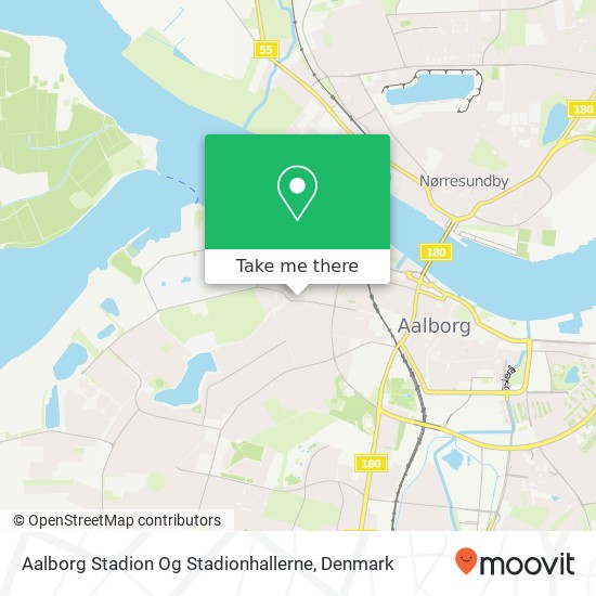 Aalborg Stadion Og Stadionhallerne map