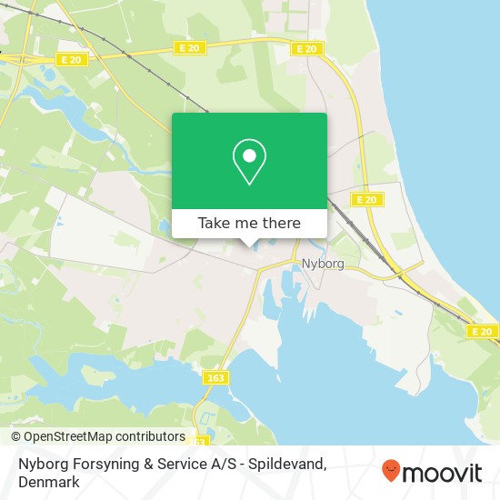 Nyborg Forsyning & Service A / S - Spildevand map